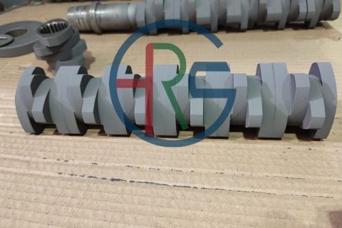 螺旋轴碳化钨耐磨熔射加工