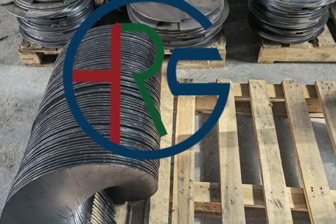 Q345螺旋叶片成型