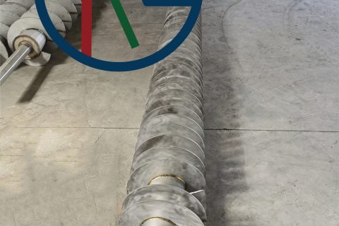 8米304输送螺旋轴订做